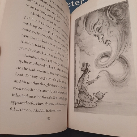 Lot of 2 Children's Classics, Peter Pan and Arabian Nights, hard cover - Picture 4 of 5